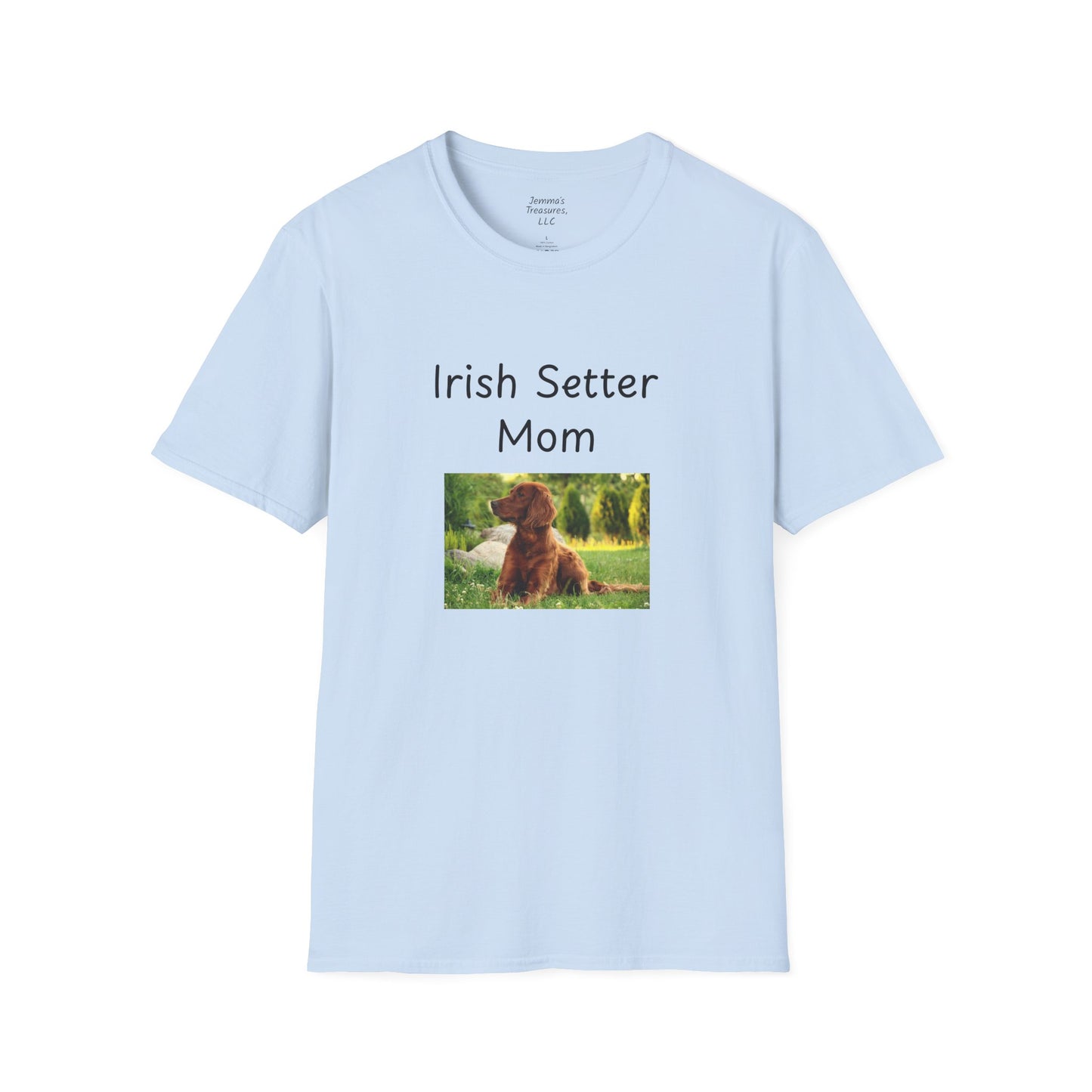 Unisex T-hemp - "Ierse Setter Ma" - Honde-eienaar T-hemp