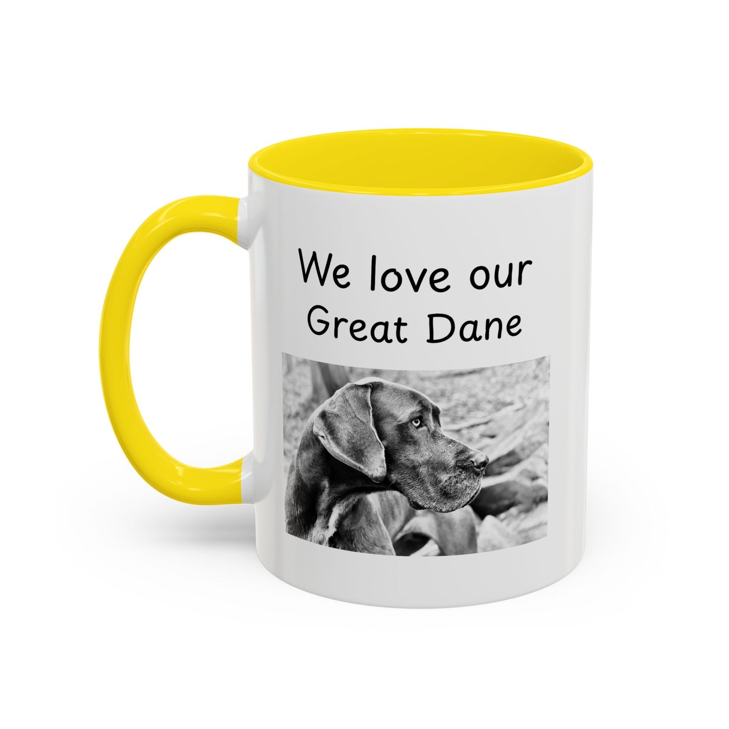 Ceramic Mug - "We Love Our Great Dane"