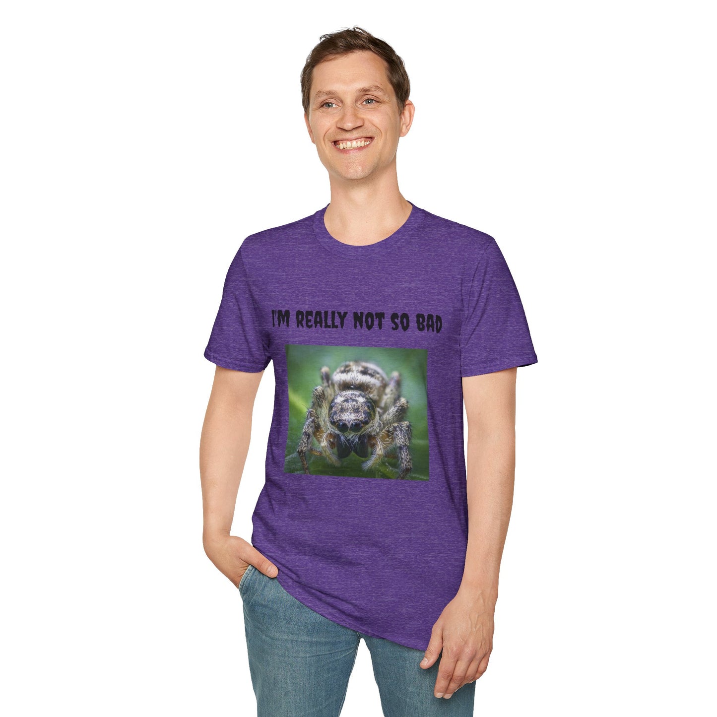 Unisex T-shirt - Humorous Spider Design