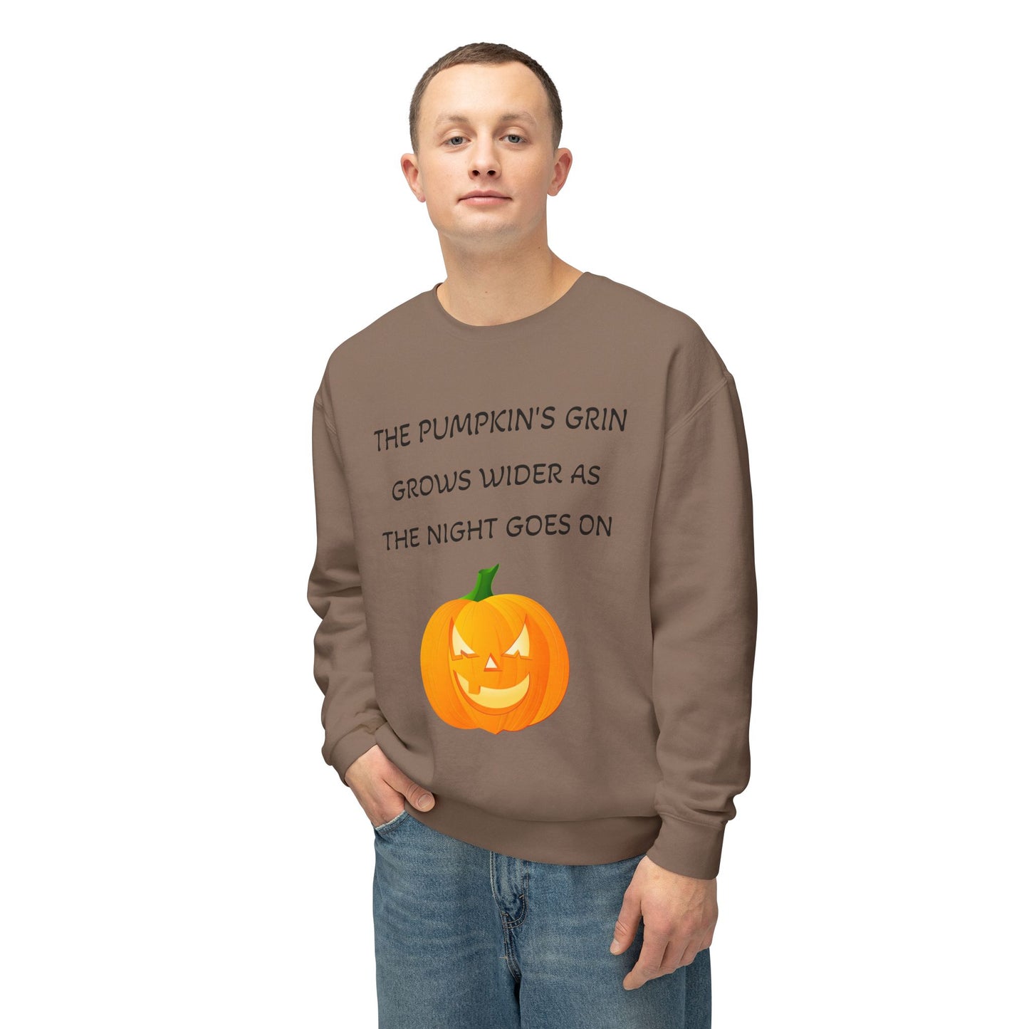 Halloween Sweatshirt - Pumpkin Grin Design