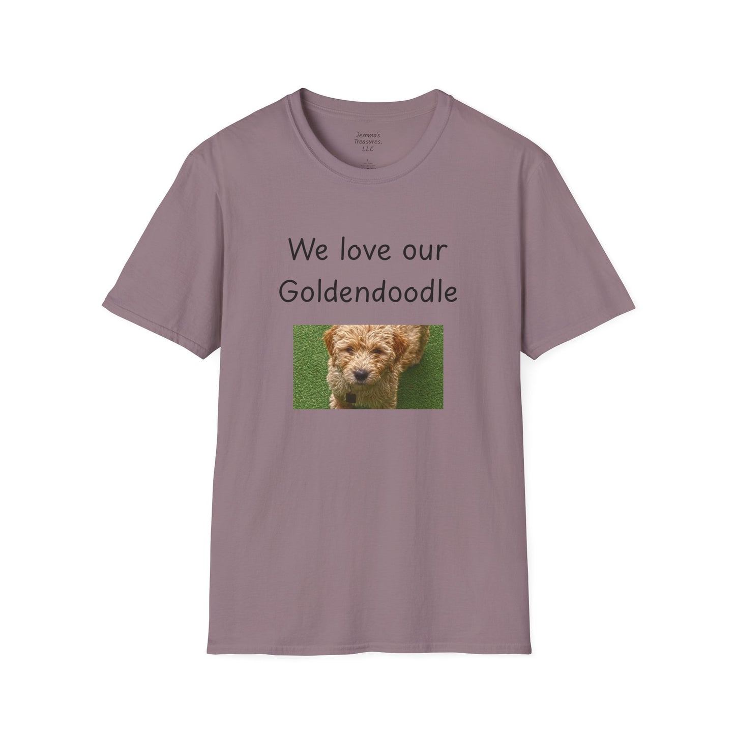 Unisex T-Shirt - "We Love Our Goldendoodle" - Dog Owner Tee