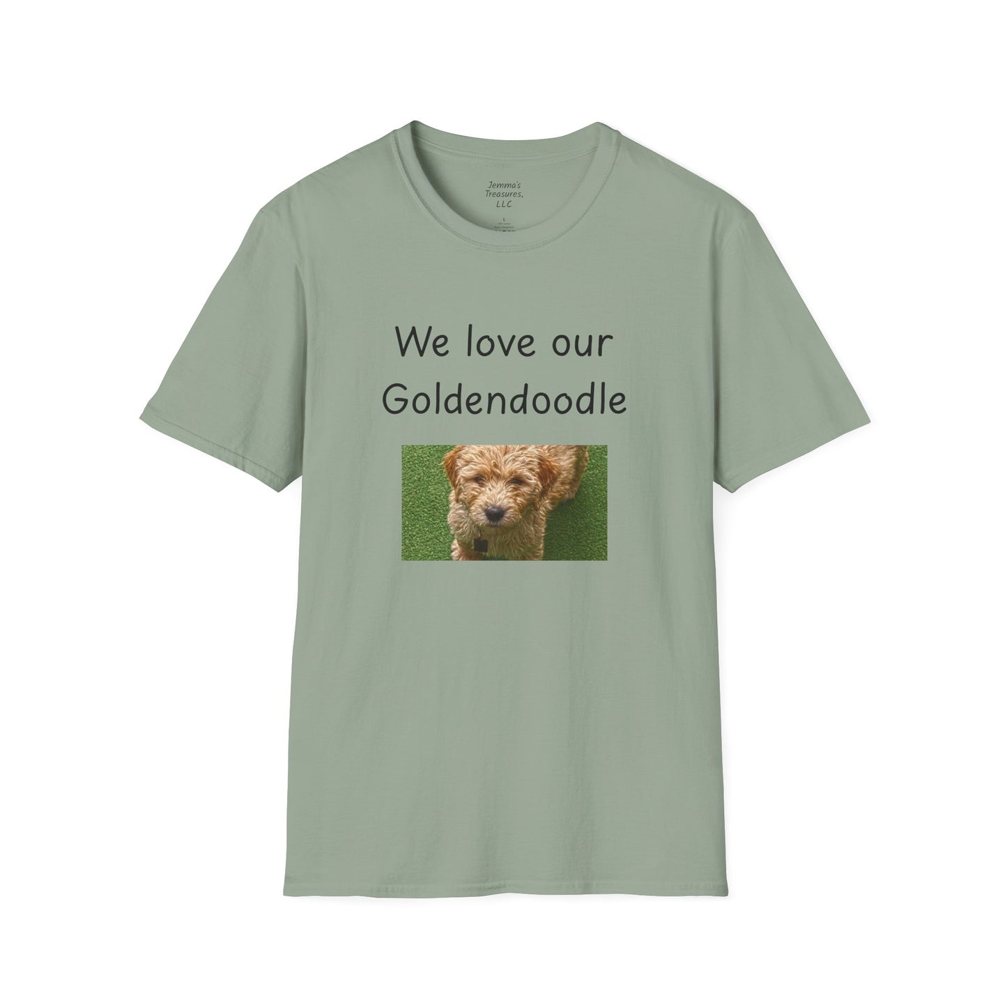 Unisex T-Shirt - "We Love Our Goldendoodle" - Dog Owner Tee