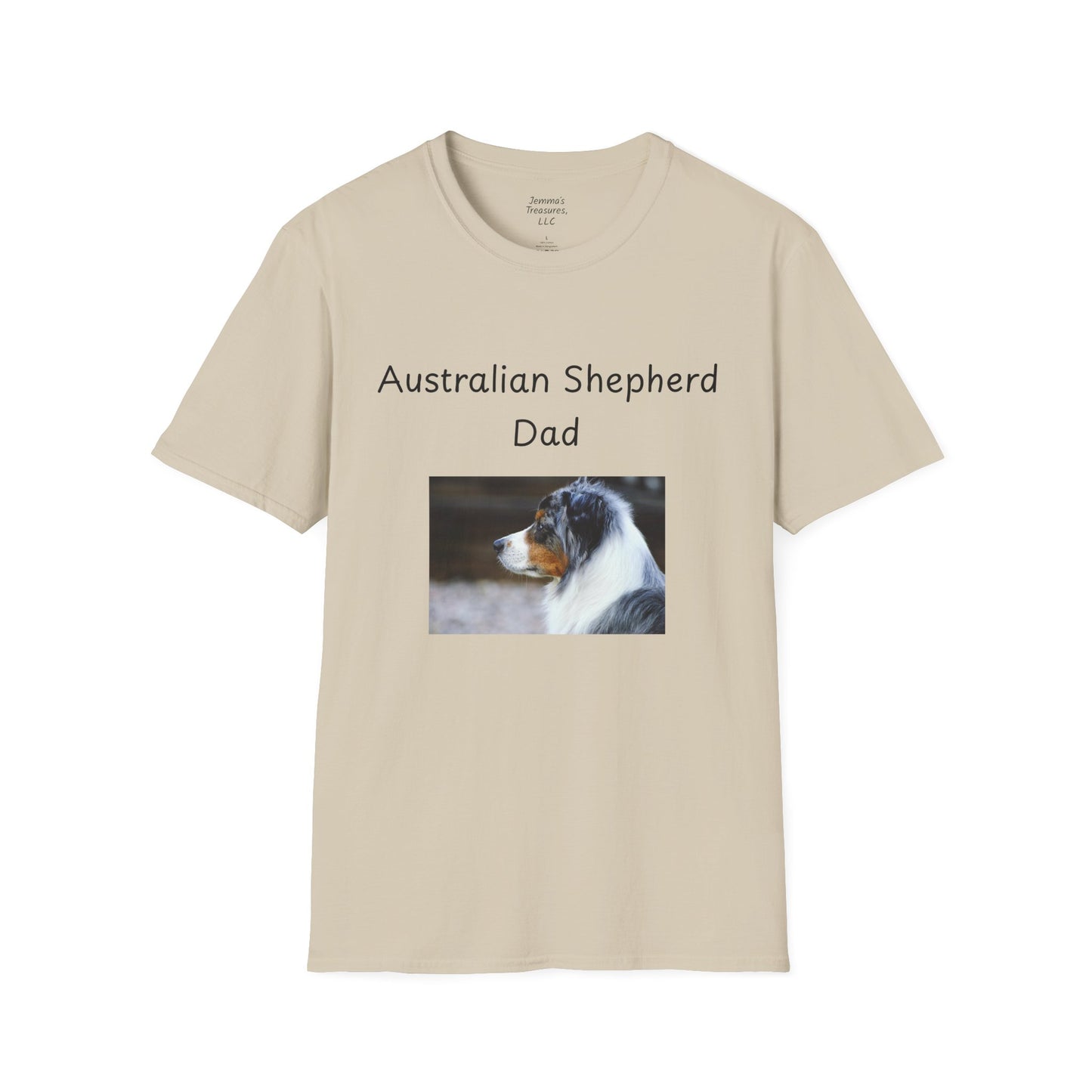 Unisex T-hemp - "Australiese Herdershond Pa" - Honde-eienaar T-hemp