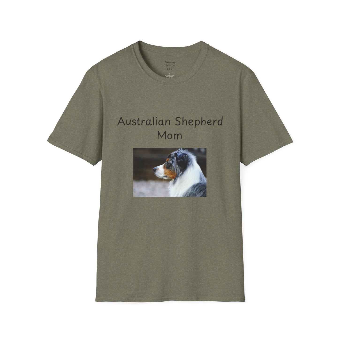 Unisex T-Shirt - "Australian Shepherd Mom" - Hundebesitzer T-Shirt