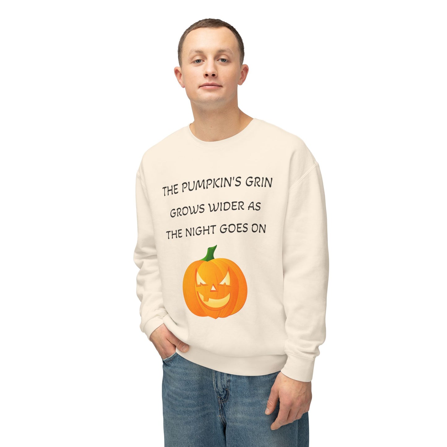 Halloween Sweatshirt - Pumpkin Grin Design