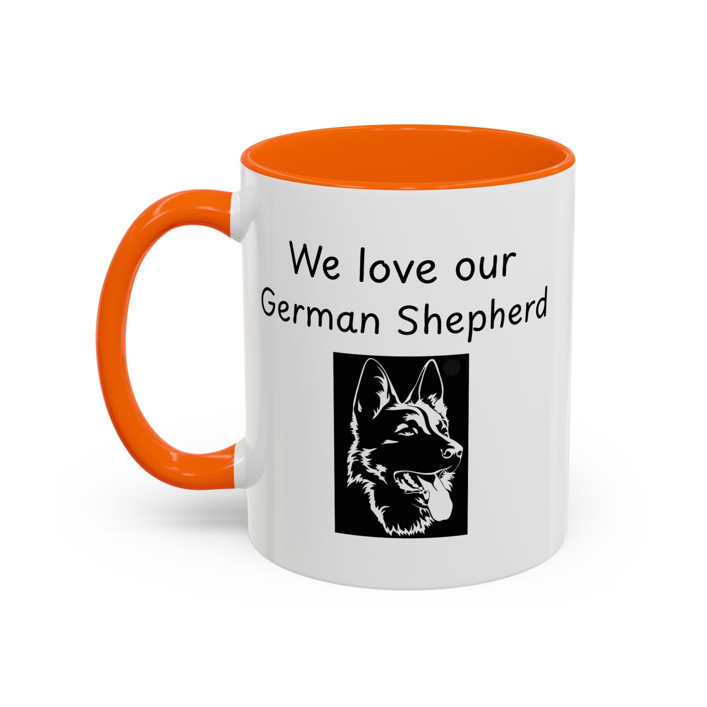 Ceramic Mug - "We Love Our German Shepherd"