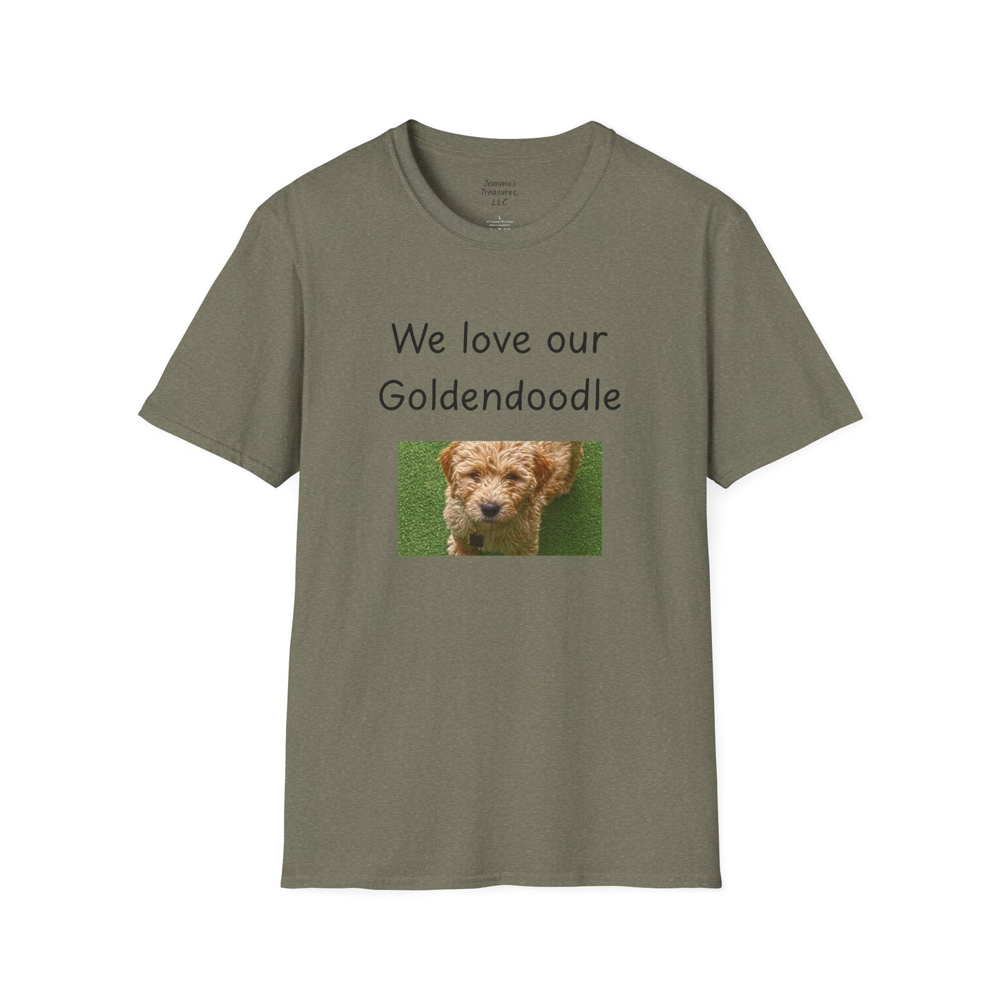 Unisex T-Shirt - "We Love Our Goldendoodle" - Dog Owner Tee