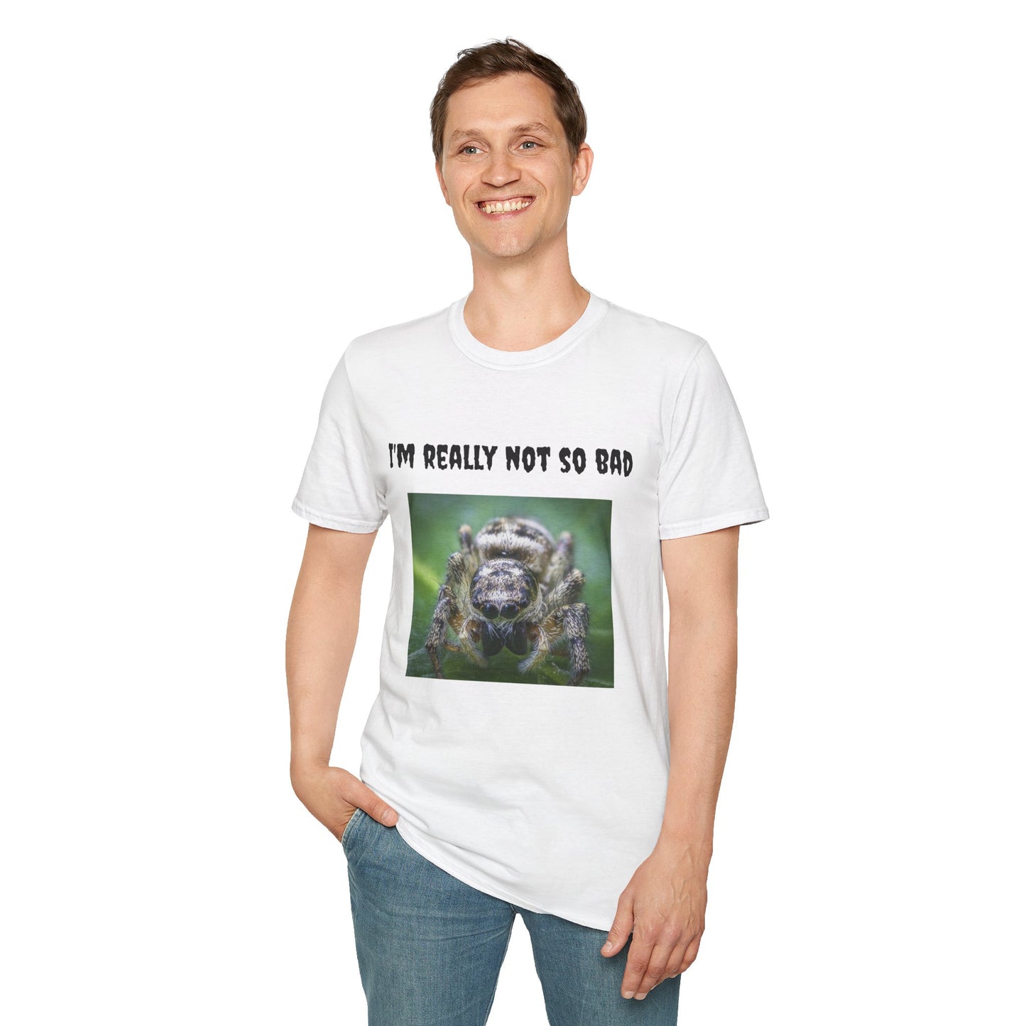 Unisex T-shirt - Humorous Spider Design