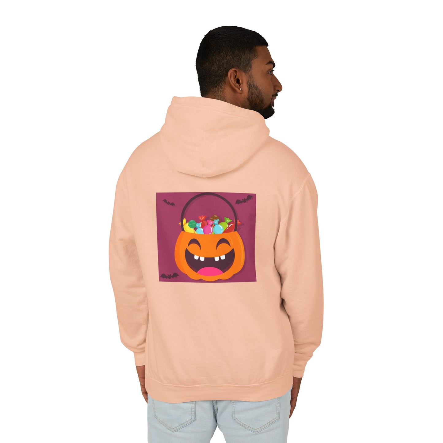 Halloween Liggewig Hoodie - Lekkergoedliefhebber Aanhaling