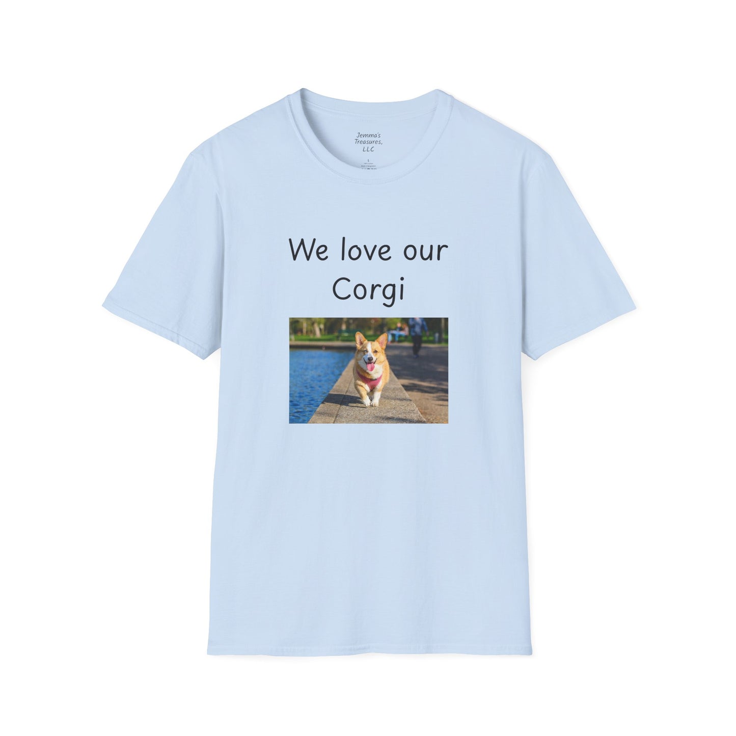Unisex T-Shirt - "We Love Our Corgi" - Dog Owner Tee