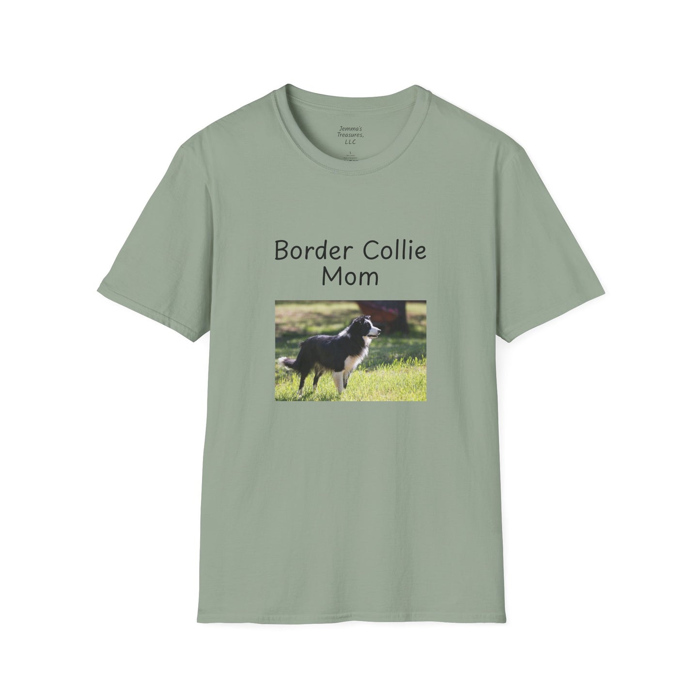 Unisex T-Shirt - "Border Collie Mom" - Hundebesitzer T-Shirt