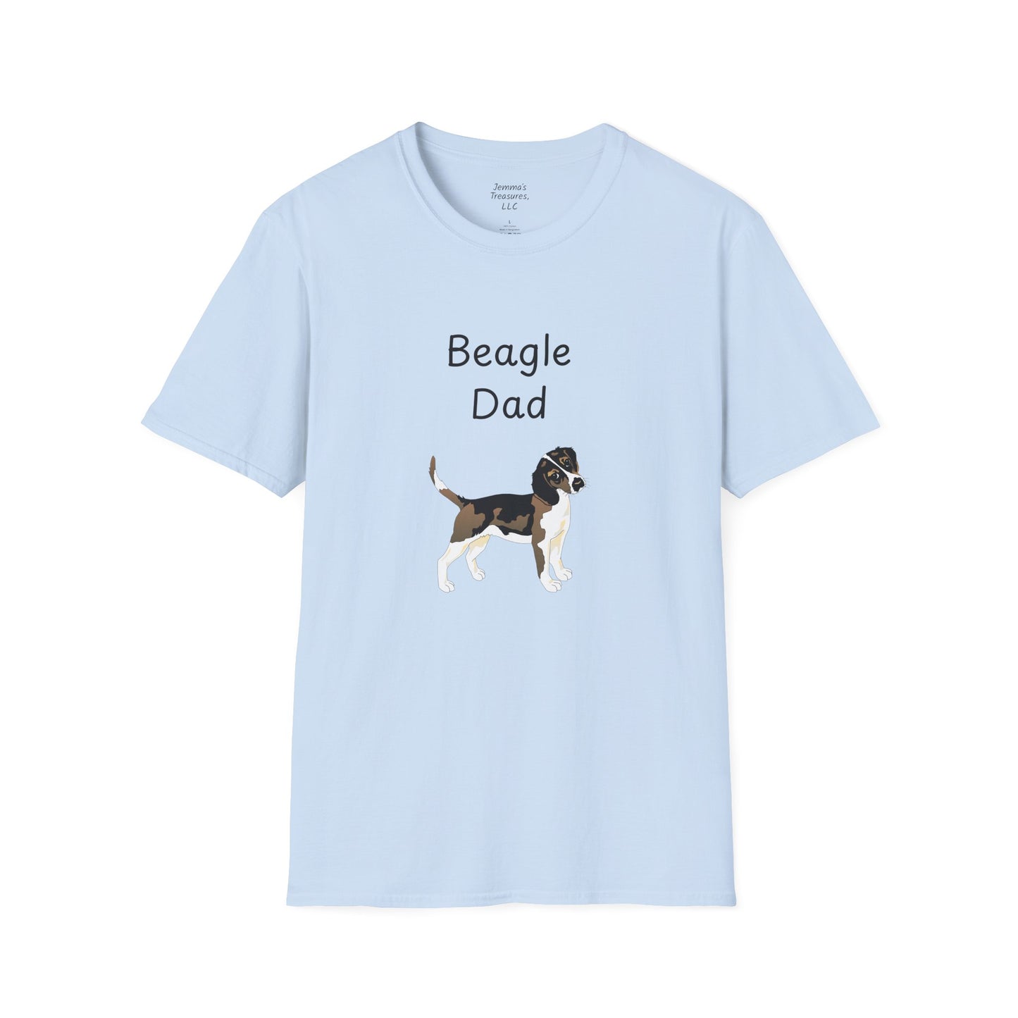 Unisex T-hemp - "Beagle Dad" - Honde-eienaar T-hemp