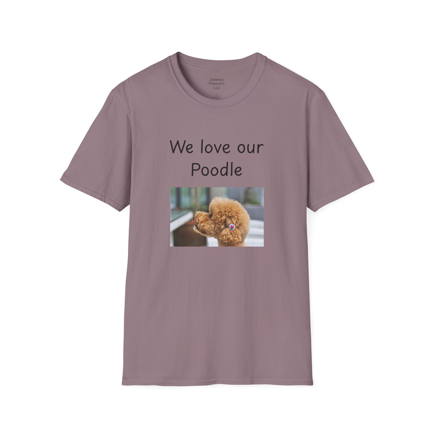 Unisex T-Shirt - "Wir lieben unseren Pudel" - Hundebesitzer T-Shirt