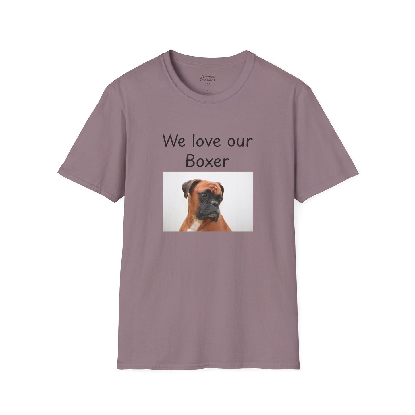 Unisex T-Shirt - "Wir lieben unseren Boxer" - Hundebesitzer T-Shirt