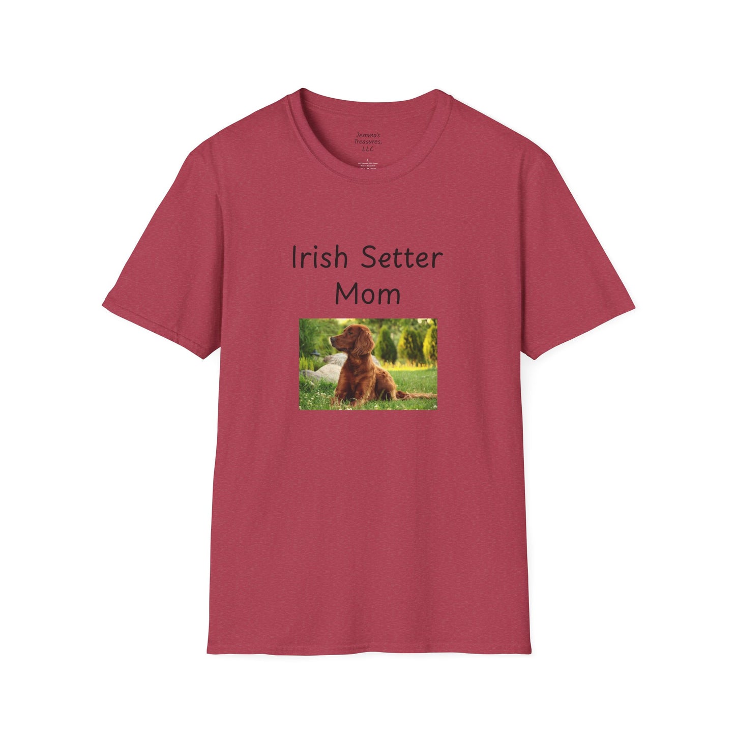 Unisex T-hemp - "Ierse Setter Ma" - Honde-eienaar T-hemp