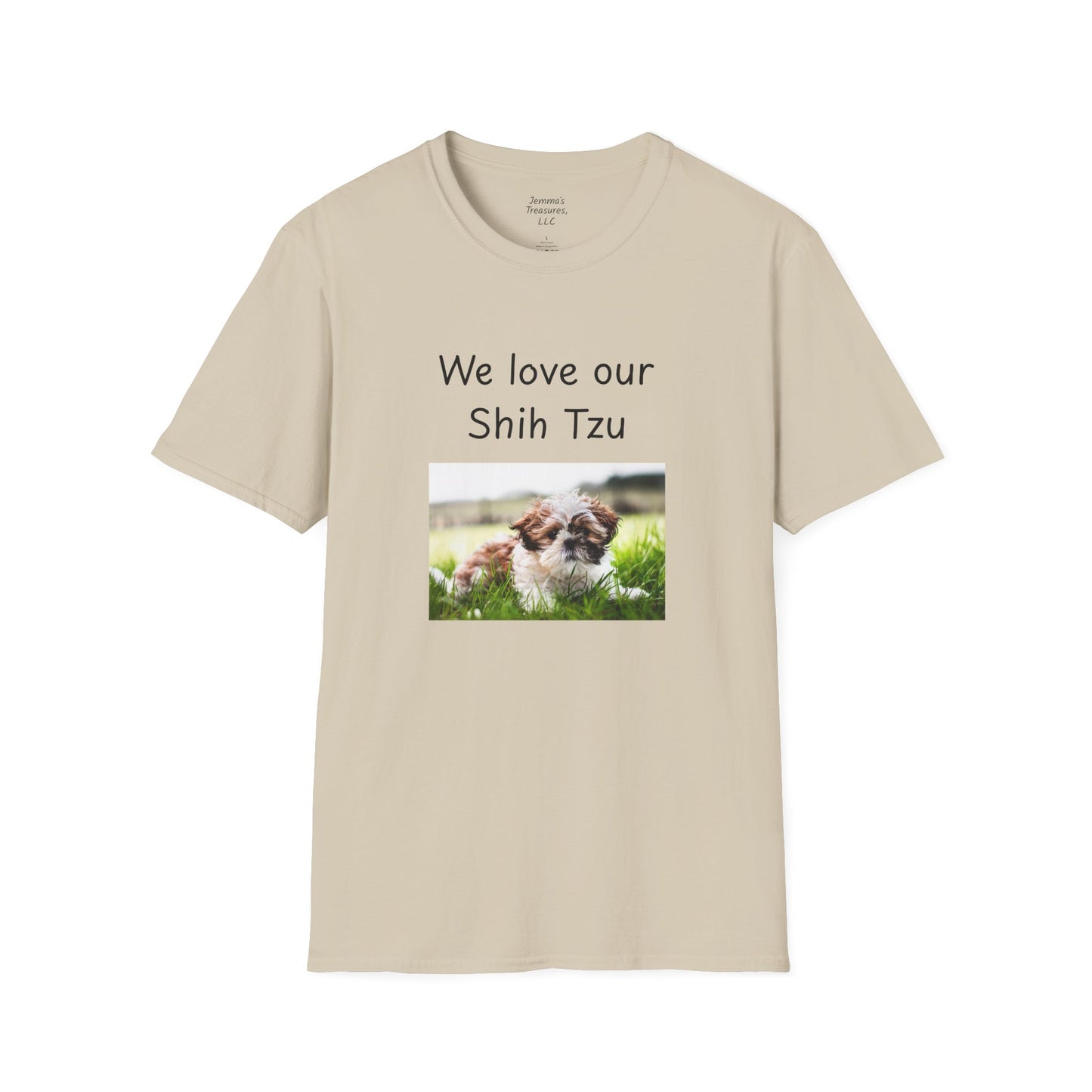 Unisex T-Shirt - "Wir lieben unseren Shih Tzu" - Hundebesitzer T-Shirt