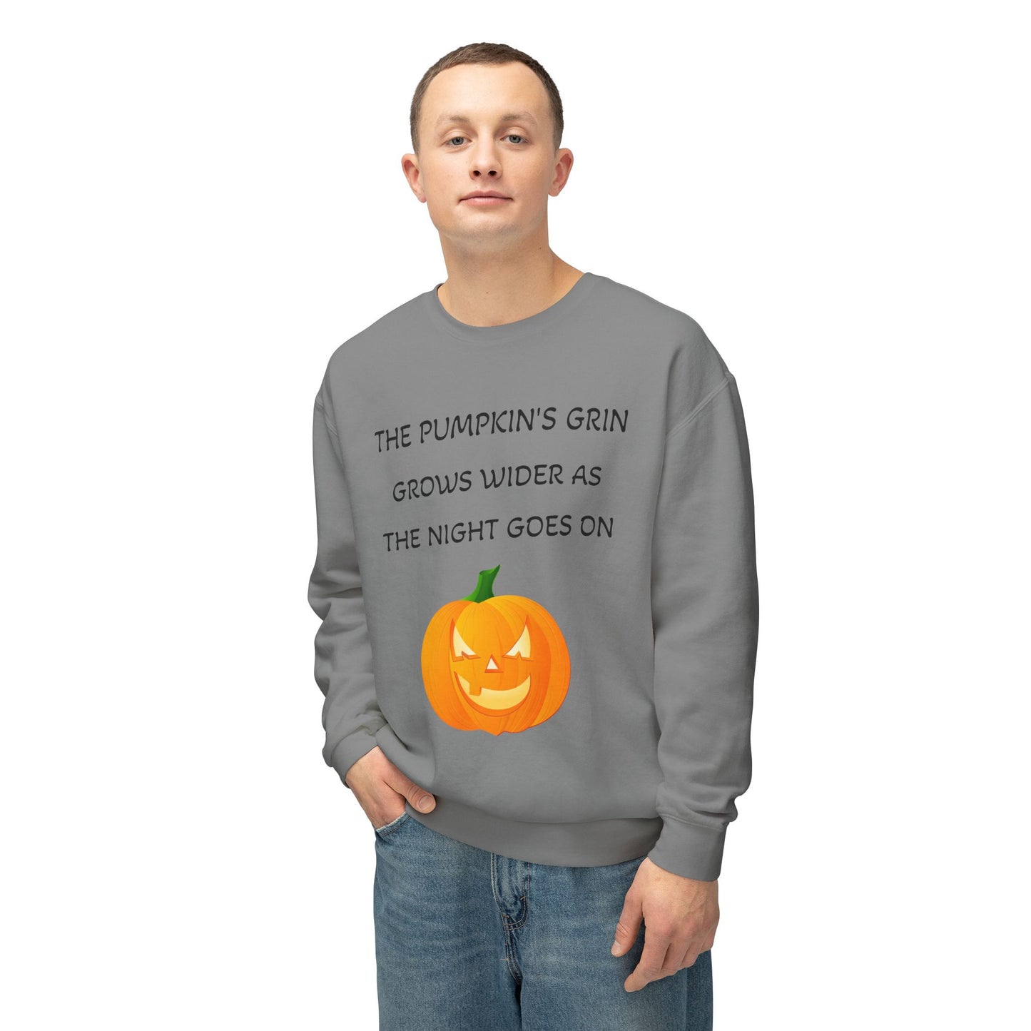 Halloween Sweatshirt - Pumpkin Grin Design