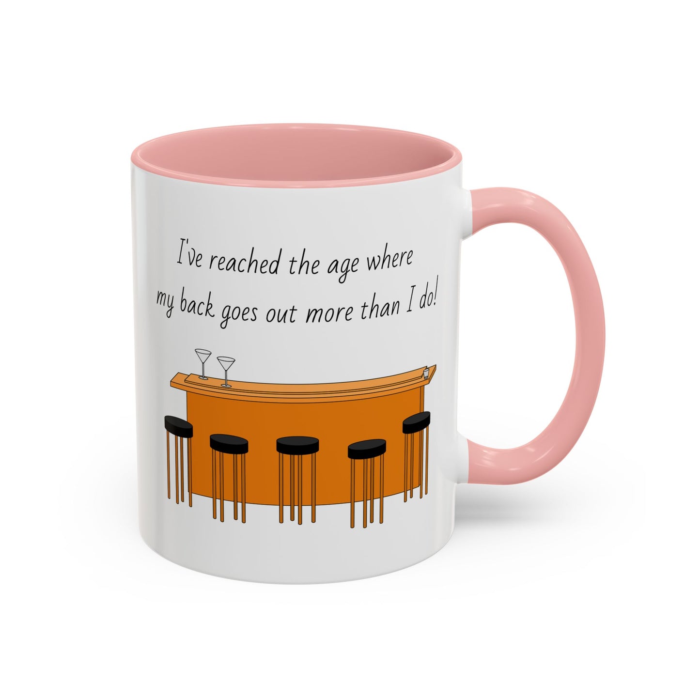 Tasse – „Back Goes Out“, lustiges Zitat, 312 ml