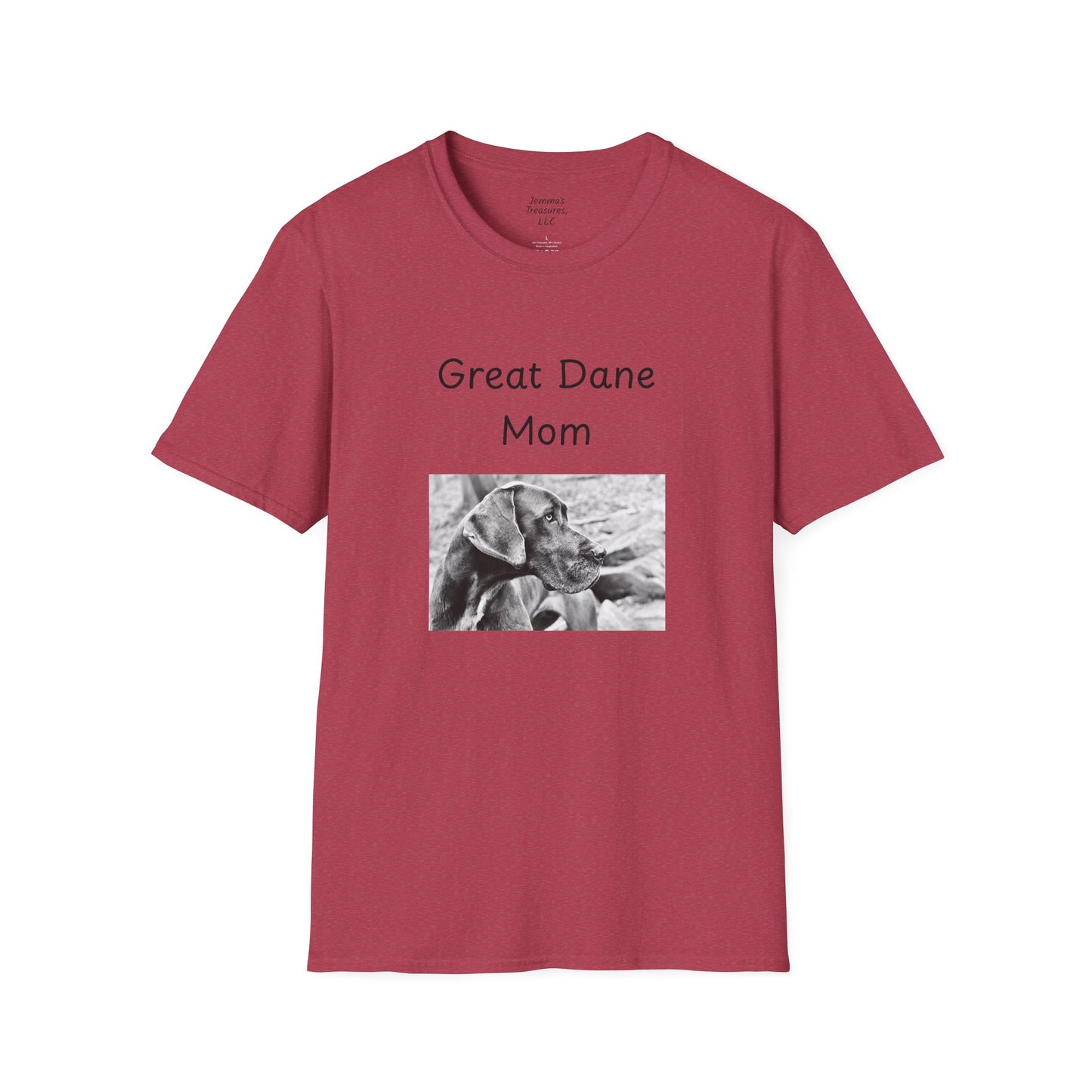 Unisex T-Shirt - "Great Dane Mom" - Hundebesitzer T-Shirt
