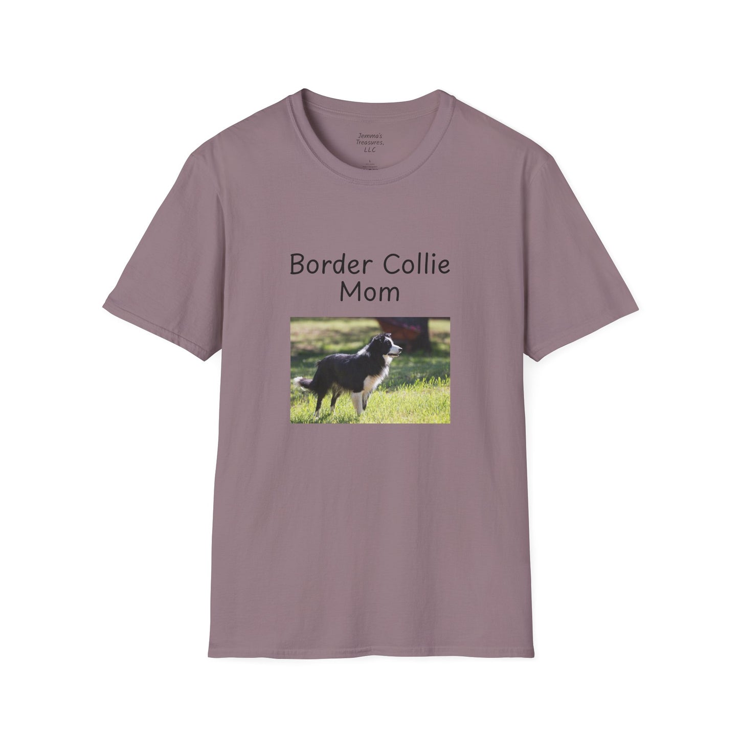Unisex T-Shirt - "Border Collie Mom" - Hundebesitzer T-Shirt