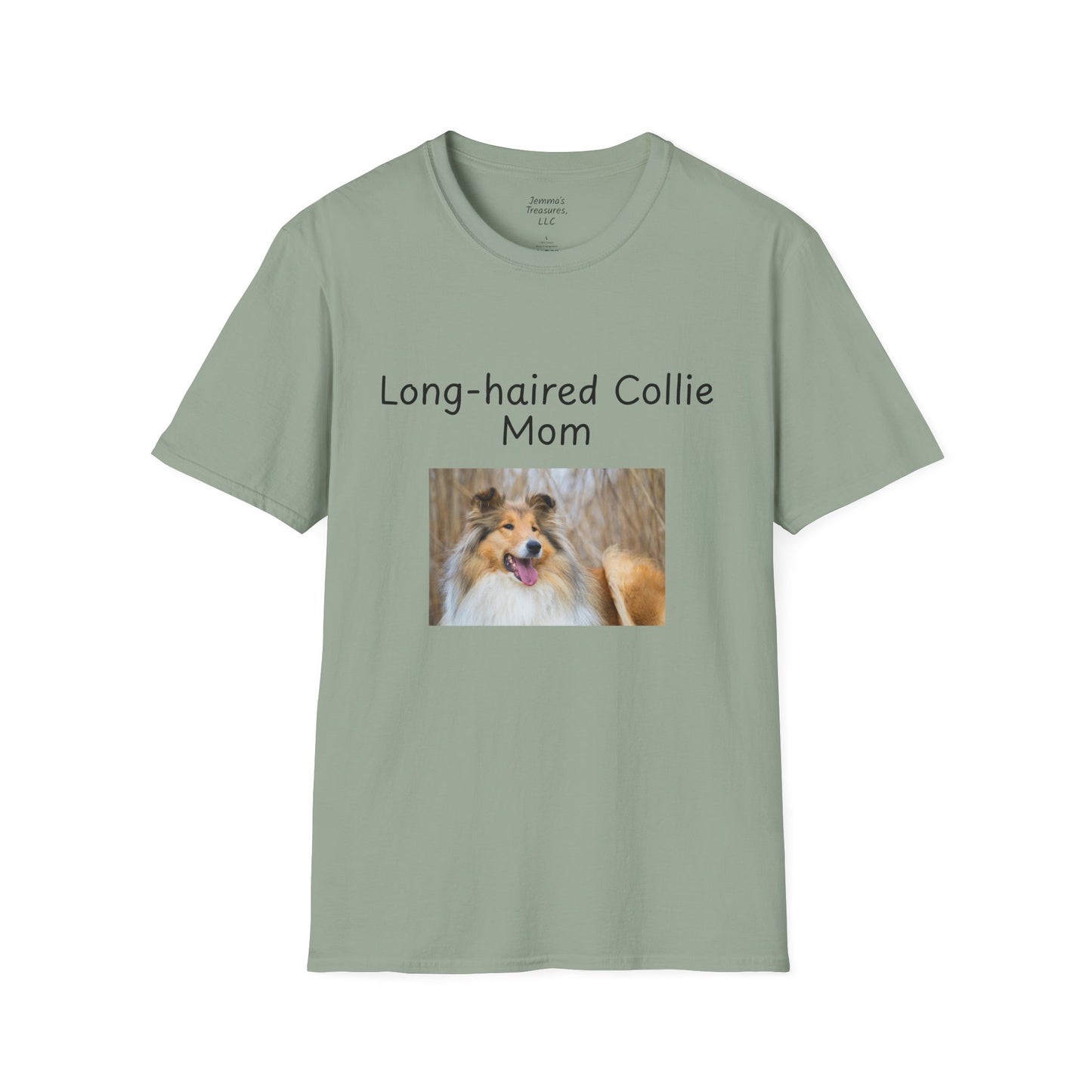 Unisex T-Shirt - "Long-Haired Collie Mom" - Dog Owner Tee