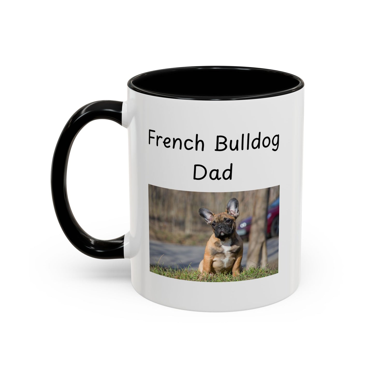 Keramiktasse - "Französischer Bulldoggen-Papa"