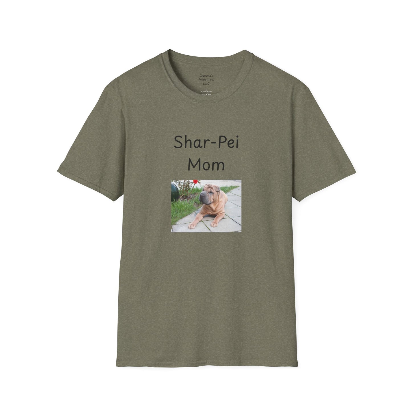 Unisex T-Shirt - "Shar-Pei Mom" - Hundebesitzer T-Shirt