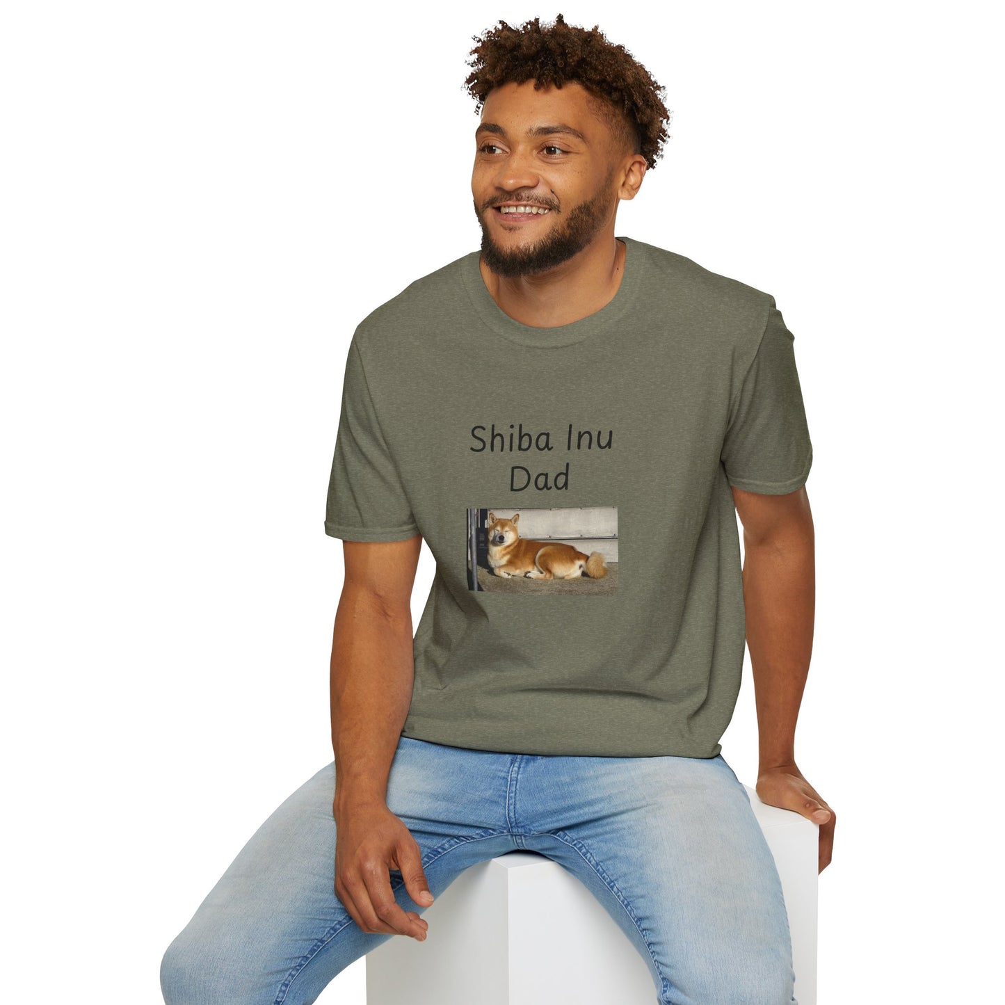 Unisex T-Shirt - "Shiba Inu Dad" - Dog Owner Tee