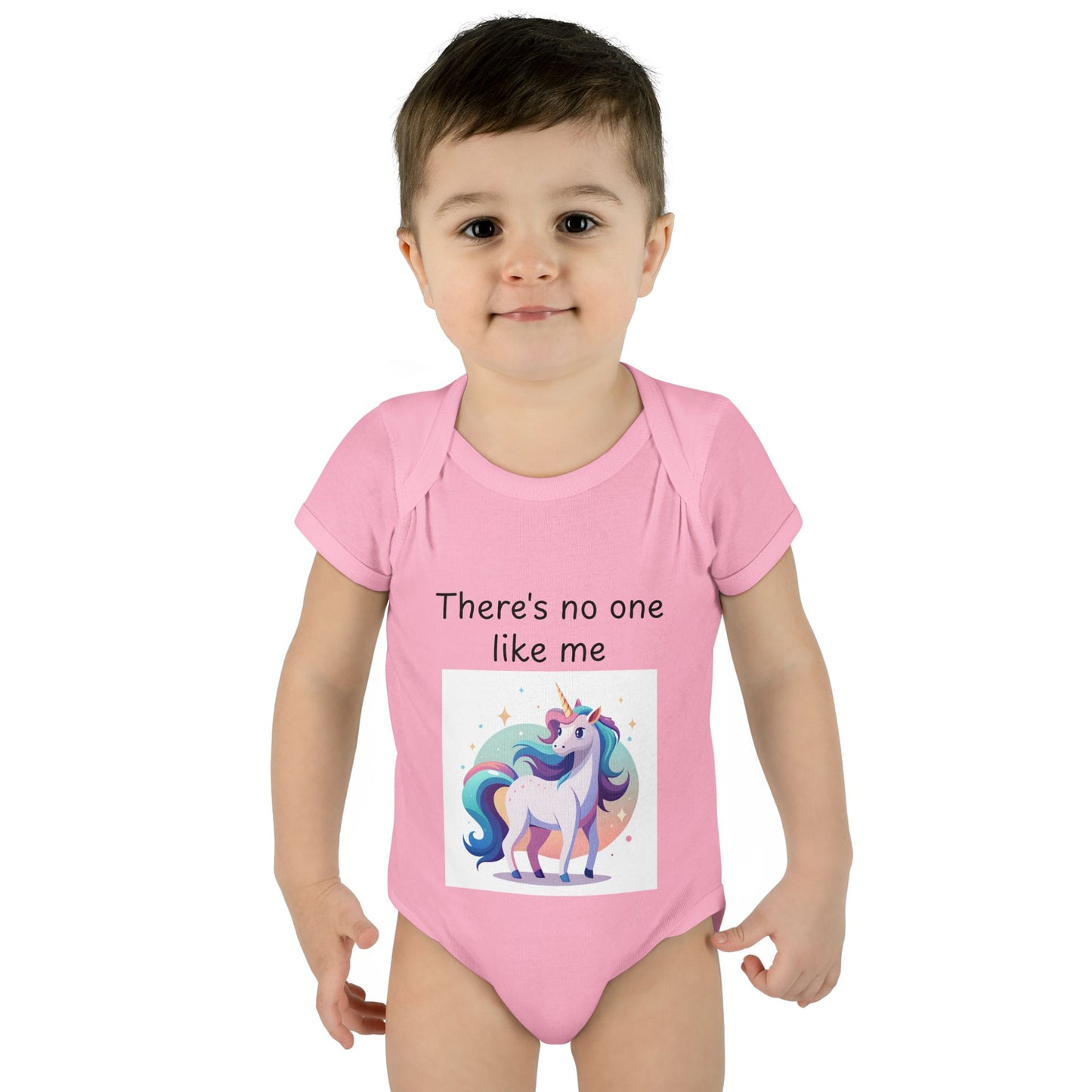 Infant/Toddler Bodysuit - "There's No One Like Me" Unicorn Top
