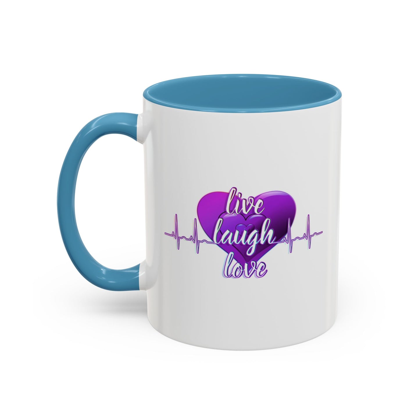 Inspirational Mug - "Live, Laugh, Love" Quote Design