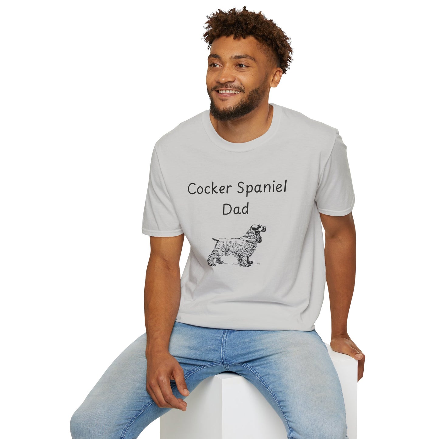 Unisex T-Shirt - "Cocker Spaniel Dad" - Dog Owner Tee