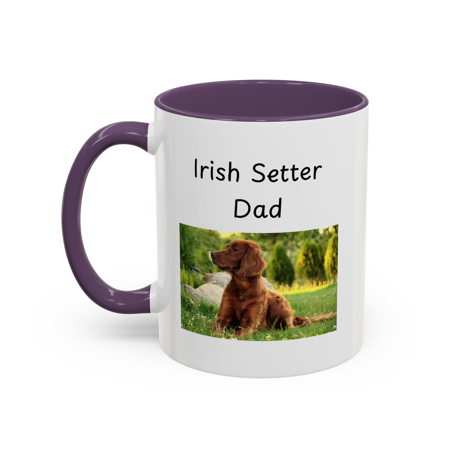 Ceramic Mug - "Irish Setter Dad"