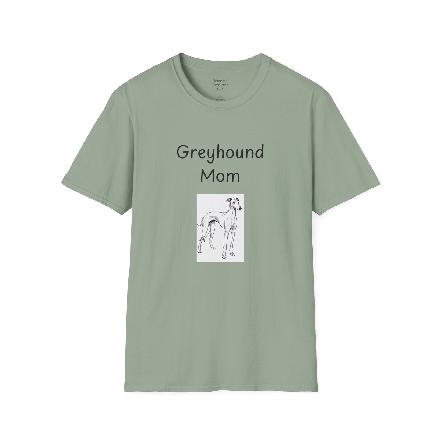 Unisex T-Shirt - "Greyhound Mom" - Hundebesitzer T-Shirt