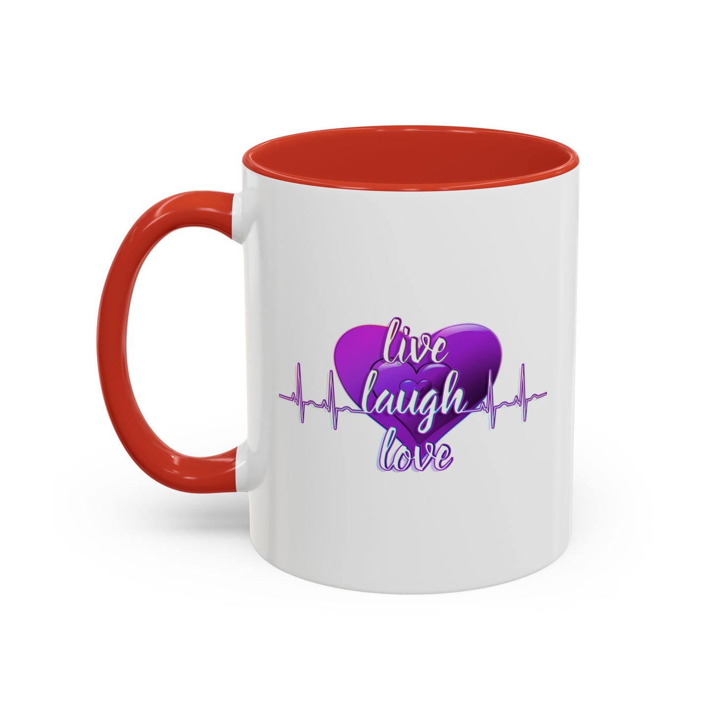 Inspirational Mug - "Live, Laugh, Love" Quote Design