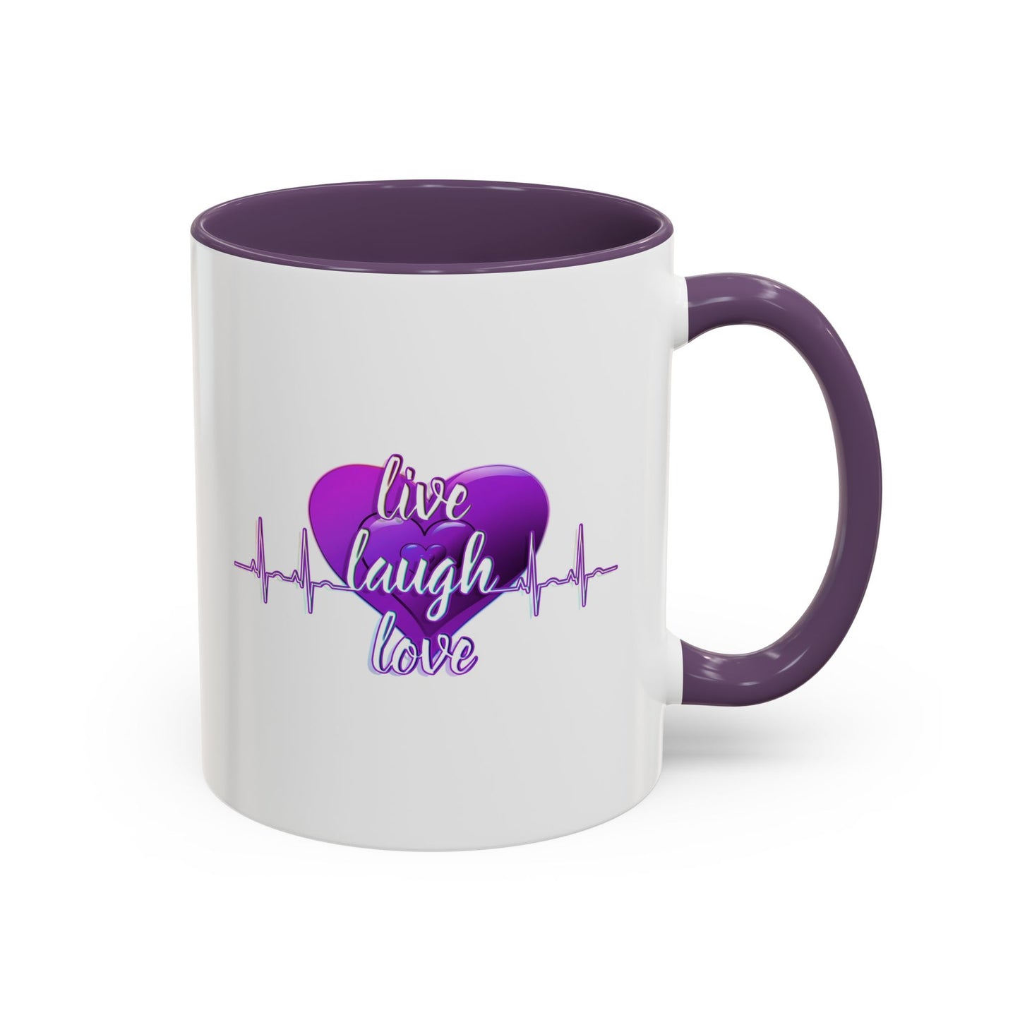 Inspirational Mug - "Live, Laugh, Love" Quote Design