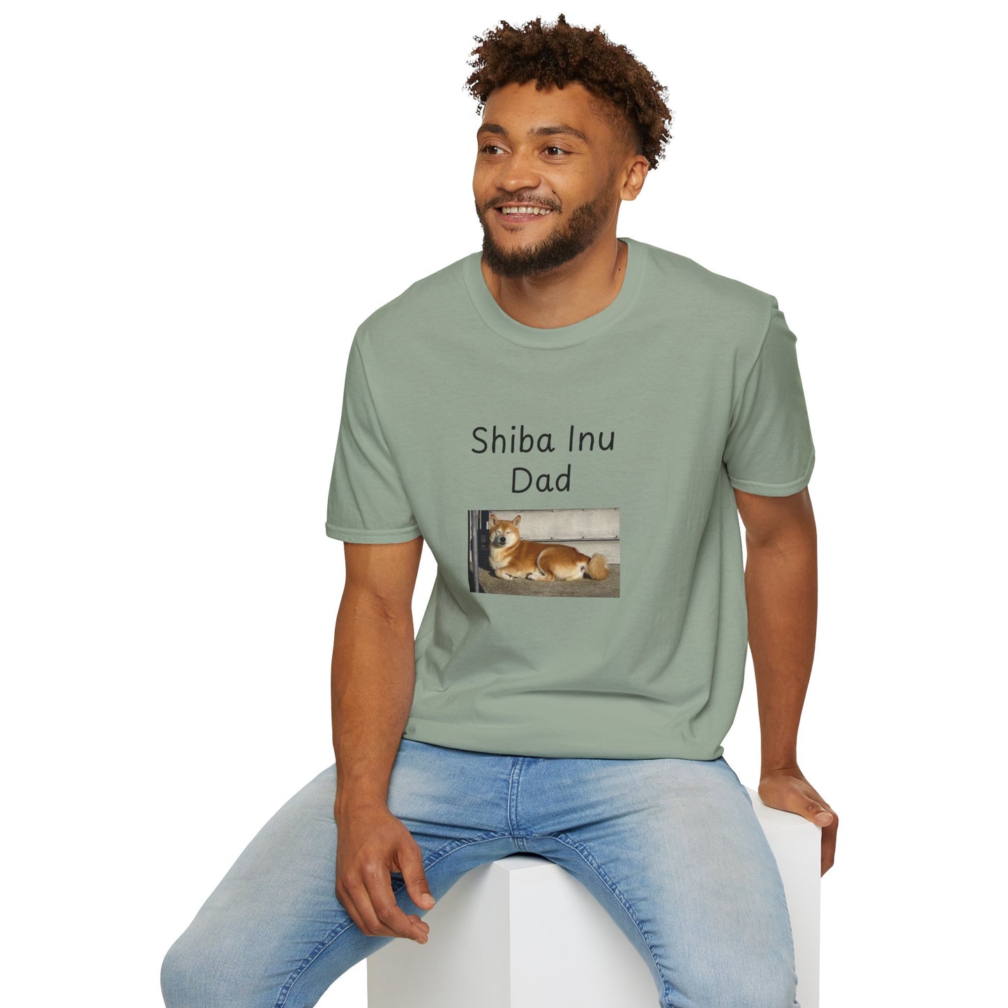 Unisex T-Shirt - "Shiba Inu Dad" - Dog Owner Tee