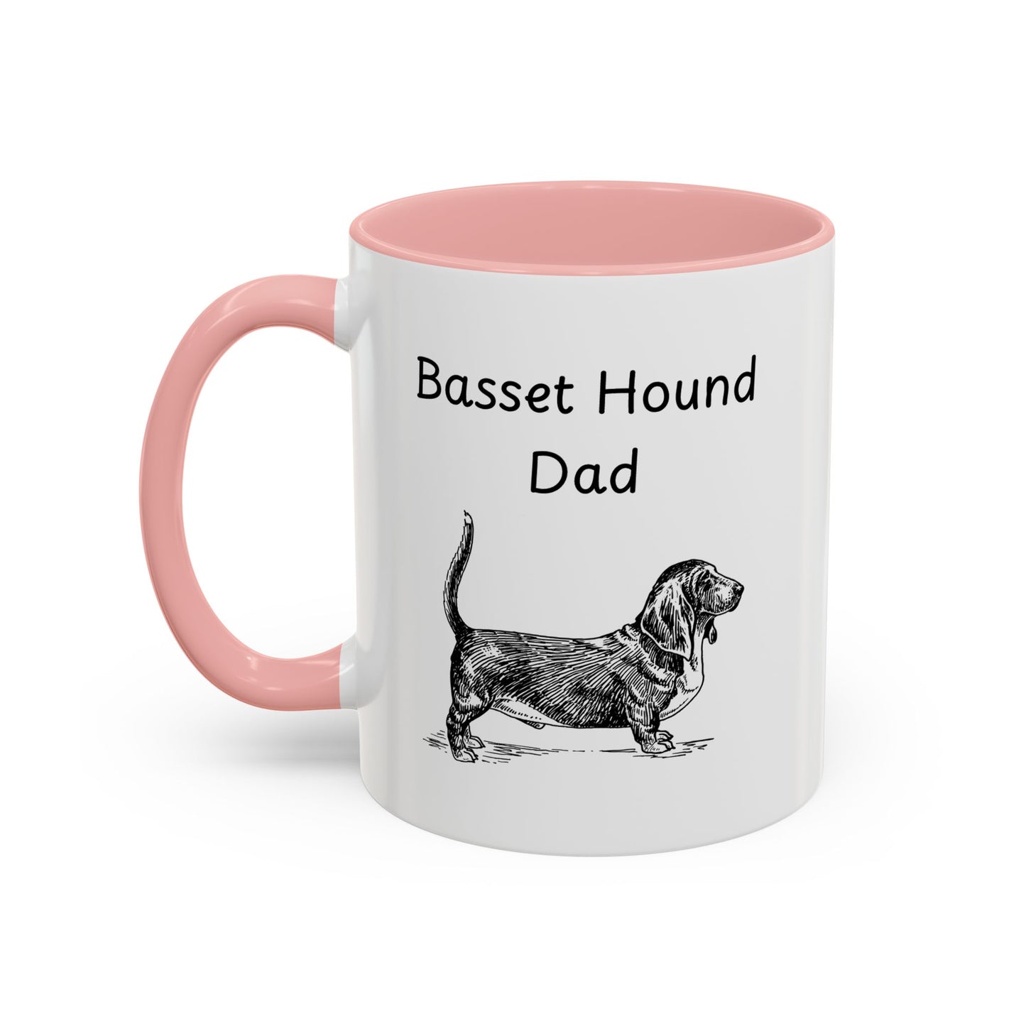 Ceramic Mug - "Basset Hound Dad"