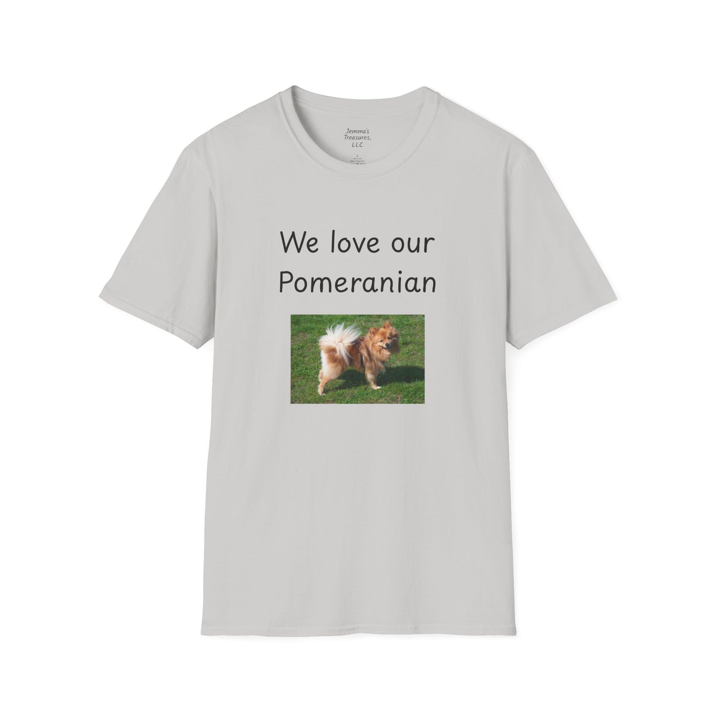 Unisex T-Shirt - "Wir lieben unseren Pommerschen" - Hundebesitzer T-Shirt