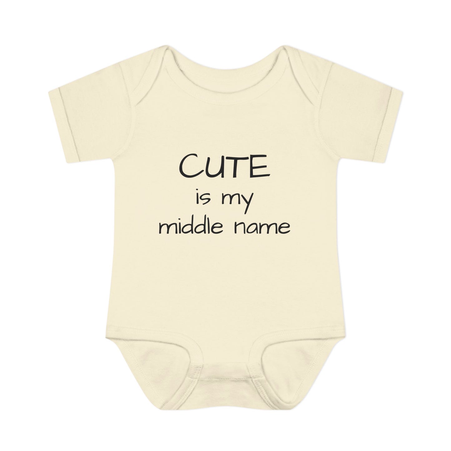 Infant/Toddler Bodysuit -  "Cute Is My Middle Name"
