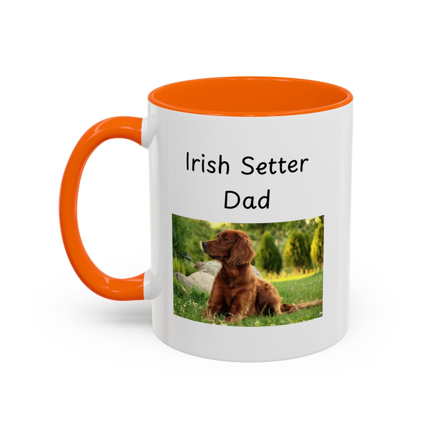 Ceramic Mug - "Irish Setter Dad"
