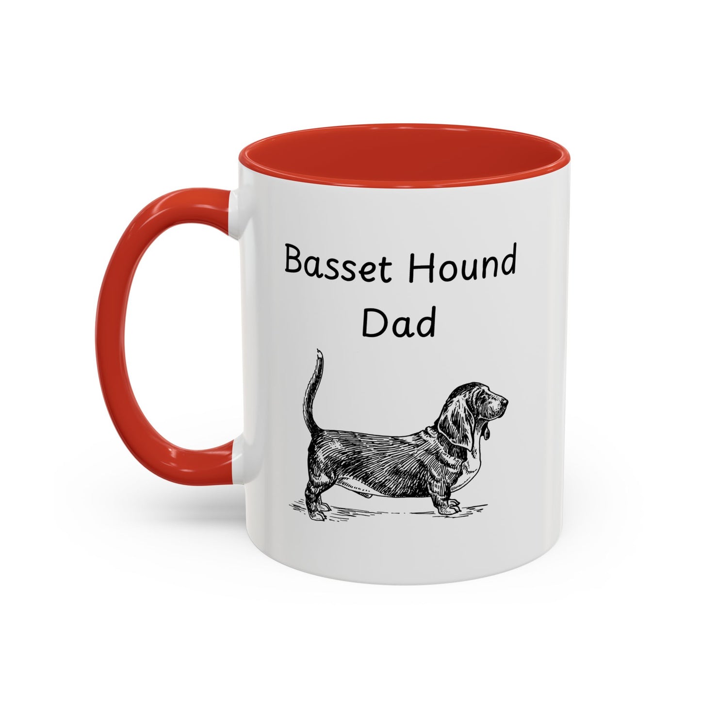 Ceramic Mug - "Basset Hound Dad"