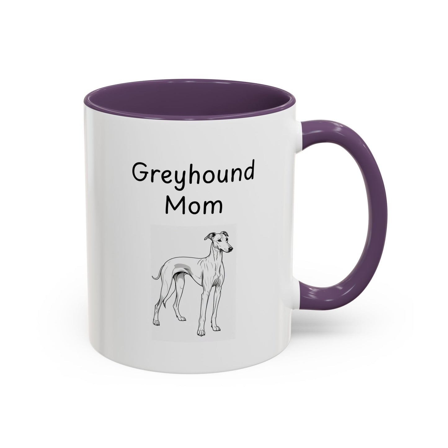 Ceramic Mug - "Greyhound Mom"