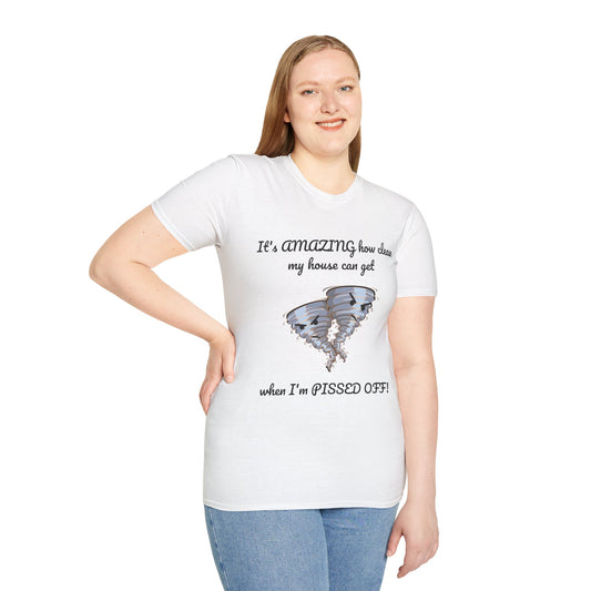 Unisex T-Shirt - Angry Cleaning Funny Quote Design