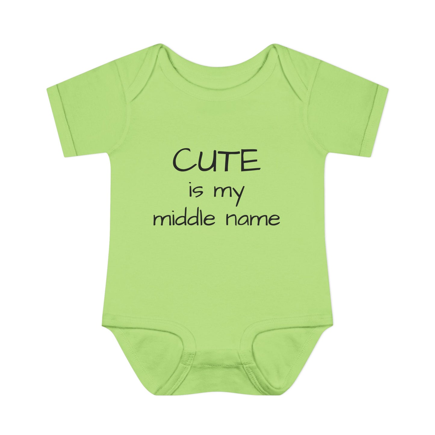 Infant/Toddler Bodysuit -  "Cute Is My Middle Name"