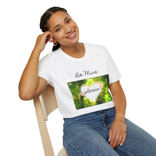 Valentine T-Shirt - "Be Mine - Please!"