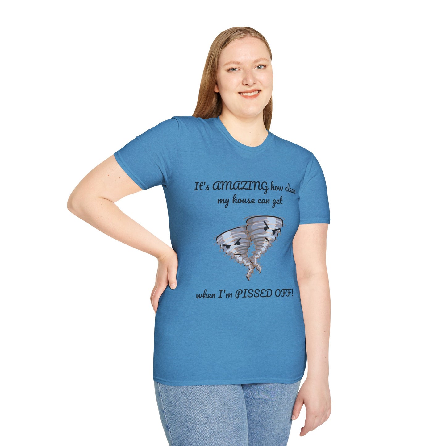 Unisex T-Shirt - Angry Cleaning Funny Quote Design