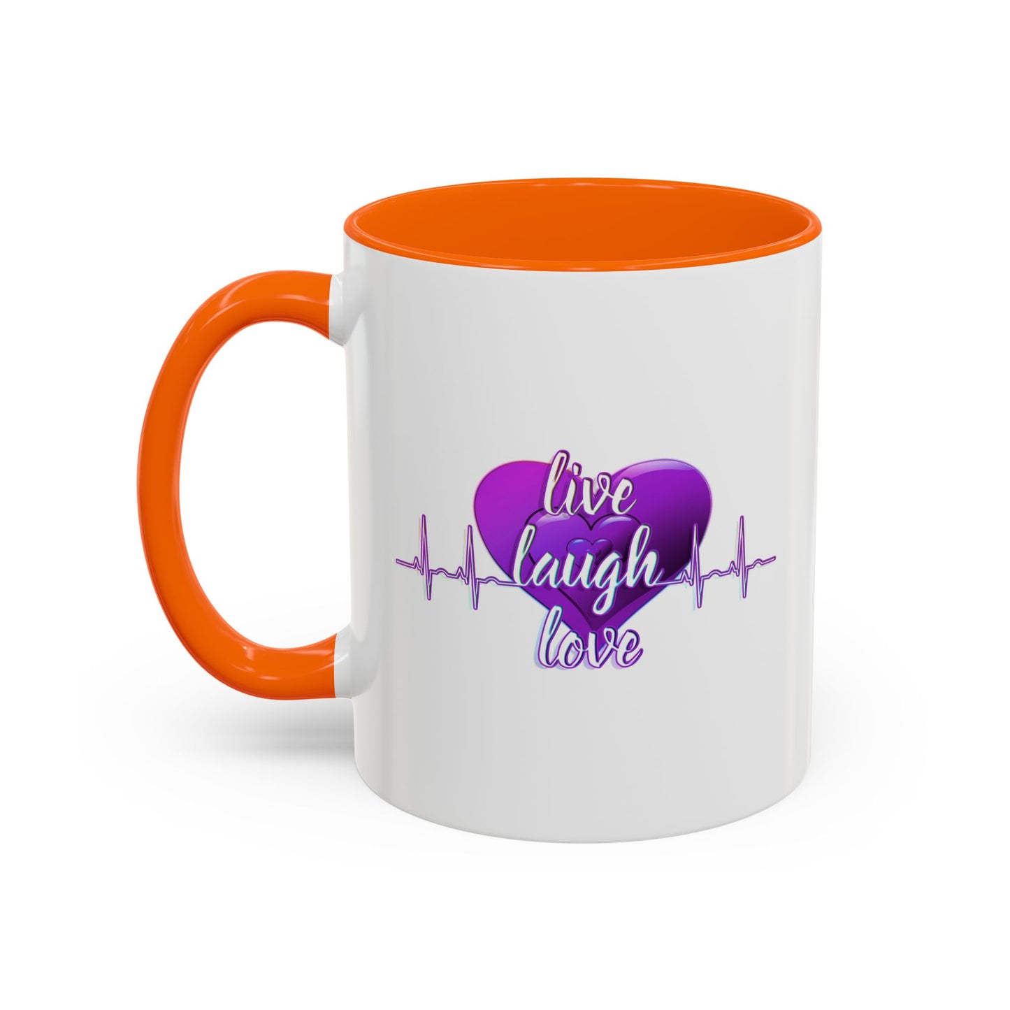 Inspirational Mug - "Live, Laugh, Love" Quote Design