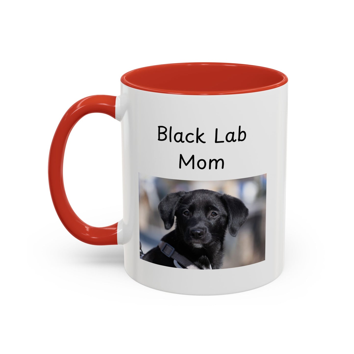 Keramiktasse – „Black Lab Mom“