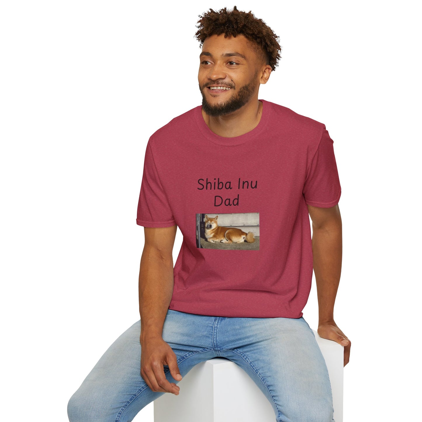 Unisex T-Shirt - "Shiba Inu Dad" - Dog Owner Tee