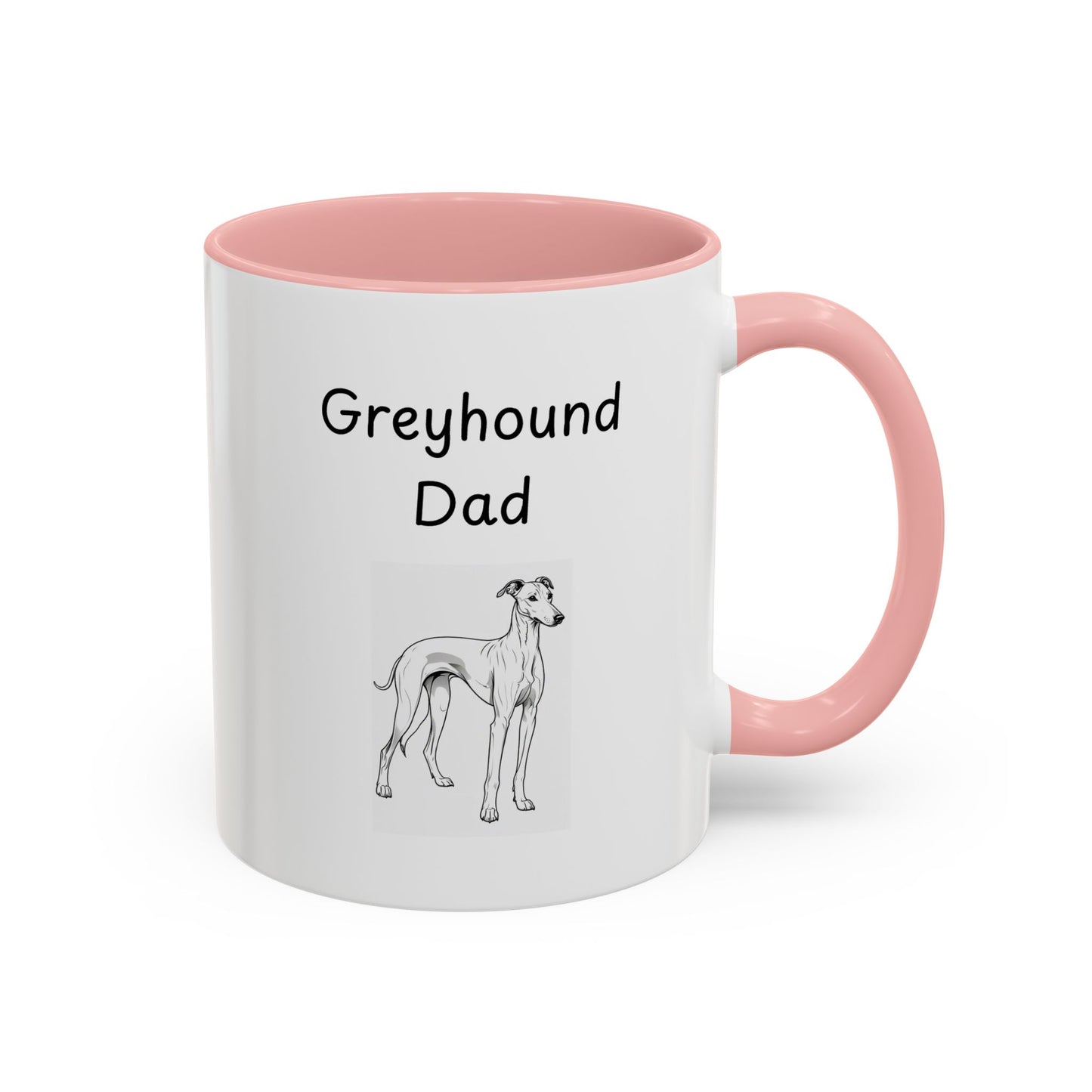 Ceramic Mug - "Greyhound Dad"